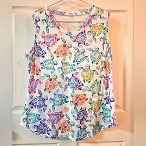 Soft turtle sleeveless